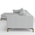 Elegant Novamobili Reef Sofa 3D model small image 2