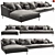 Poliform Bellport Chaise Lounge - Sleek and Stylish Seating 3D model small image 1