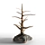 Bronze Tree Rock Jewelry Holder 3D model small image 1