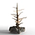 Bronze Tree Rock Jewelry Holder 3D model small image 2