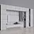 Sleek TV Zone: Modern Design 3D model small image 3