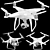 Phantom 4 Pro: Advanced Obstacle Avoidance 3D model small image 1