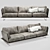 Gamma Arredamenti Vessel Sofa 3D model small image 1