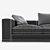 West Minotti Sofa: Unmatched Style 3D model small image 3