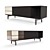 Sleek and Stylish Jeremy Bookshelf 3D model small image 1