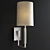 Elegant Clout Sconce Illumination 3D model small image 6