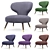 Elegant Compact Tirolo Chair 3D model small image 1