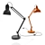 Sleek 2-Light Table Lamp Set 3D model small image 2