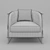 Elegant Mandy Chair: Unconventional Beauty 3D model small image 3