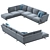 Marelli Clipper - Modular Sectional Sofa 3D model small image 2