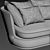 Apollo Maxalto Sofa 3D model small image 3