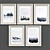 Modern Landscape Art Collection (Size: 325mm x 475mm) 3D model small image 2