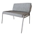 Elegant Zoe Armchair with Real-size Dimensions 3D model small image 1