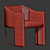Sleek Ketch Chair: Modern Elegance 3D model small image 3