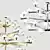 Italian IL Paralume Marina Chandeliers 3D model small image 2