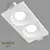 RODEN-light RD-212: Plaster Embedded MR-16 Spotlight 3D model small image 1