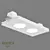 RODEN-light RD-211: Plaster Under Plaster Luminaire 3D model small image 2