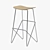 Elegant ENDLESS High Stool 3D model small image 2