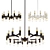 Elegant Draven Chandelier Set 3D model small image 1
