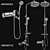 Iddis Mirro Shower System & Bath Mixer 3D model small image 1