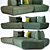 Night Fever Sofa: Stylish Elegance by Giuseppe Vigano 3D model small image 1