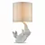 Modern White Table Lamp Nashorn 3D model small image 1