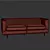 Cozy Comfort Donahoe Sofa 3D model small image 3