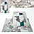 Title: Artistic Fusion Geometric Rug 3D model small image 1