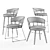 Sleek and Stylish Meru Chair 3D model small image 3