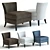 Elegant Chagall Armchair: Exquisite Design 3D model small image 1