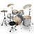 3D Acoustic Drum Set 3D model small image 1