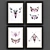 Modern Moth Art Collection (Set of 184) 3D model small image 1