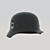 Authentic German M-35 SS Helmet 3D model small image 1