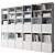 Customizable Modular Wall Storage 3D model small image 1