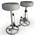 Retro Bike Seat Stool 3D model small image 3