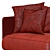 Elegant Flexform Eddy Sofa 3D model small image 3