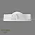 Gypsum Plaster OM Mortise Lamp 3D model small image 3