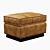 Rustic Charm: Ralph Lauren Ottoman 3D model small image 1