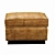 Rustic Charm: Ralph Lauren Ottoman 3D model small image 2