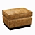 Rustic Charm: Ralph Lauren Ottoman 3D model small image 3