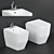 Flaminia Terra: Stylish WC & Bidet 3D model small image 1