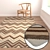 Luxury Carpets Set: High-Quality Textures 3D model small image 2