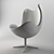 Elegant RM Armchair: Perfect blend of style and comfort! 3D model small image 3