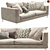 Boconcept Fargo Modern Sofa 3D model small image 1