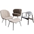 Danish Lounge Chair Collection 3D model small image 2