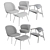 Danish Lounge Chair Collection 3D model small image 3