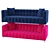 Modern Kittrell Sofa: Comfort Meets Style 3D model small image 1