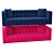 Modern Kittrell Sofa: Comfort Meets Style 3D model small image 2