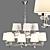 Maytoni Riverside Chandelier - Elegant Neoclassic Lighting 3D model small image 1