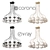 Orbit 12 Chandelier - Elegant Lighting for Any Space 3D model small image 2